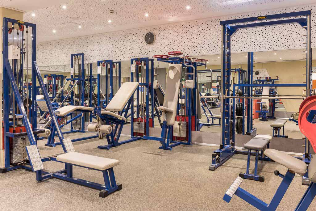 Fitness-Bereich im Hotel Alpenland