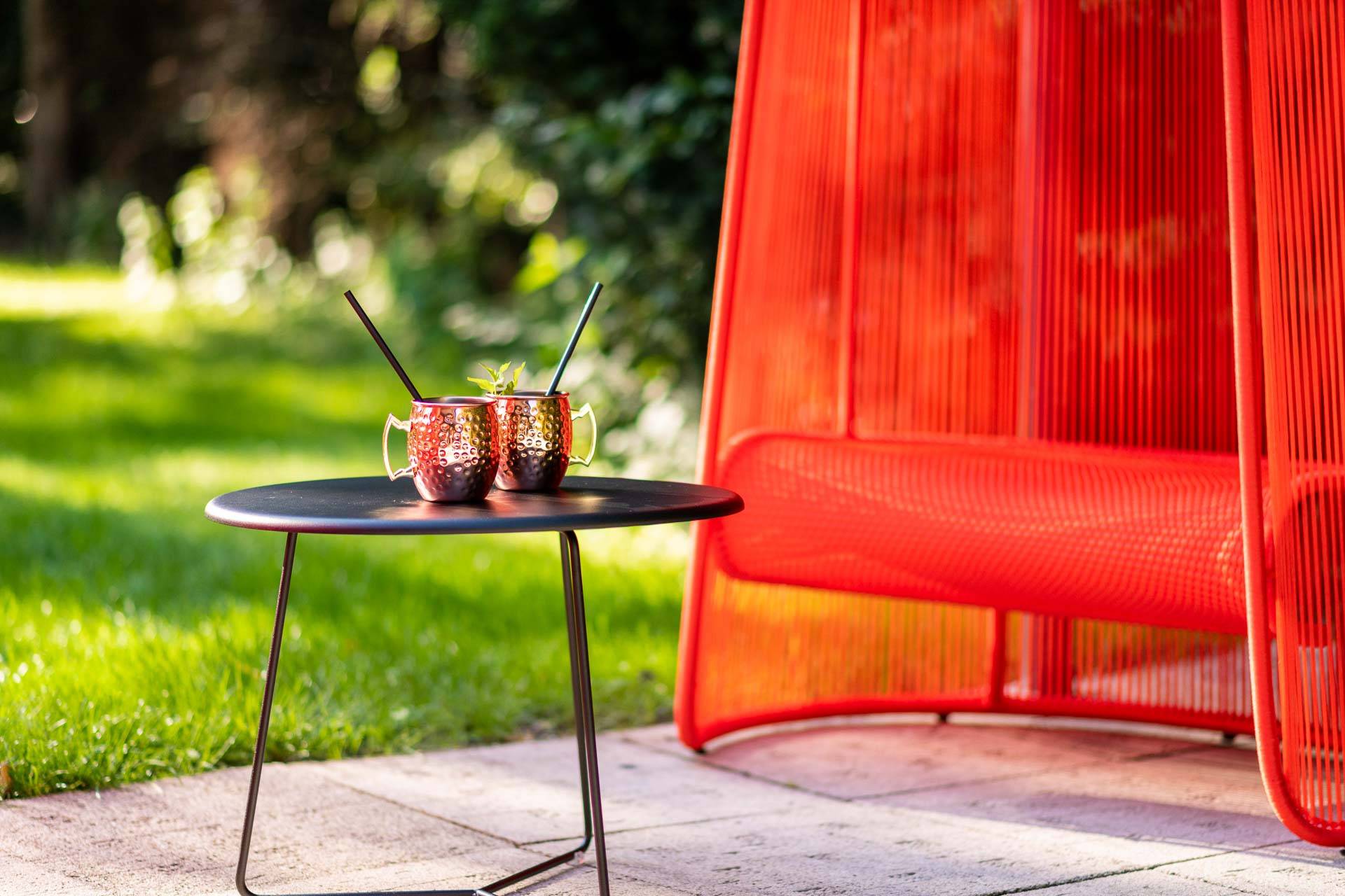 Moscow Mule auf der Terrasse